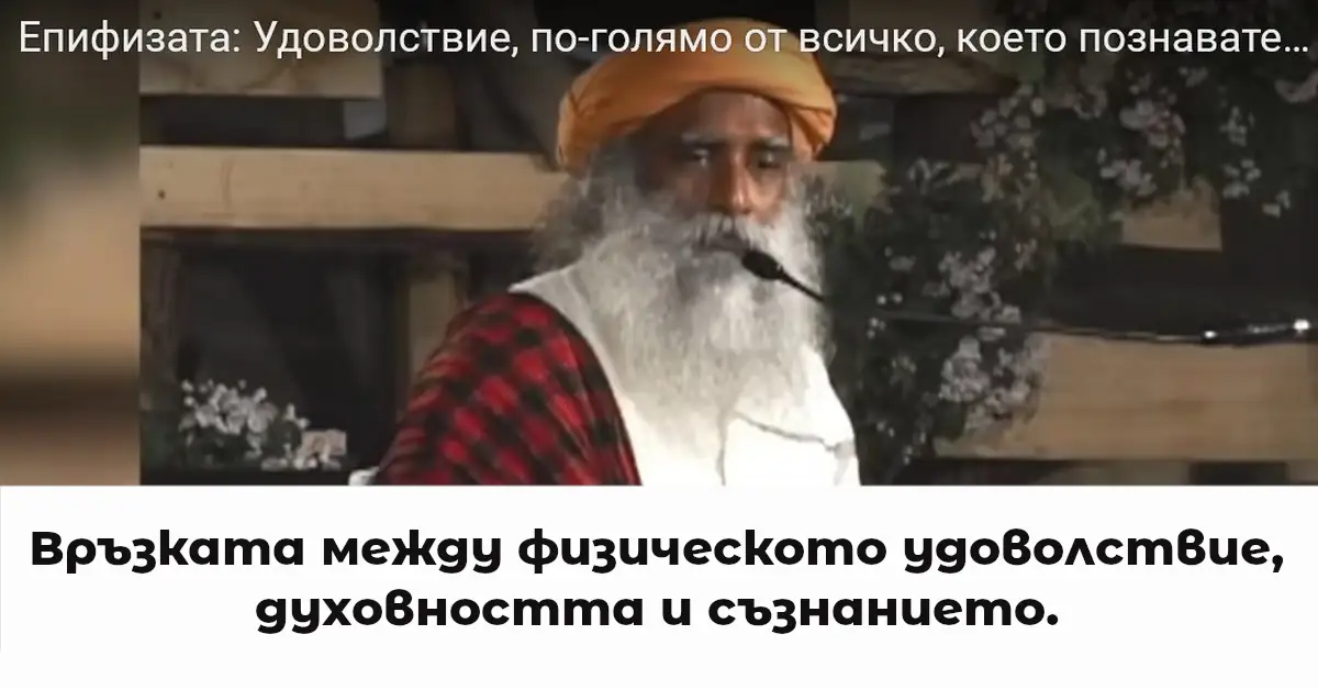 Епифизата: Удоволствие, по-голямо от всичко, което познавате.