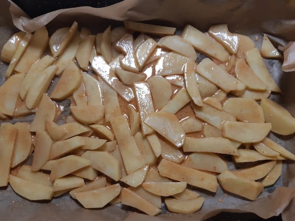 подготвени картофи за печене