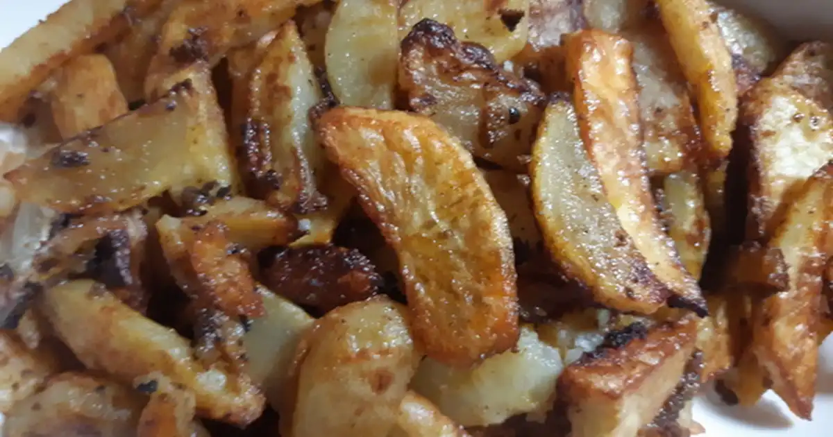 Печени картофки на фуран.