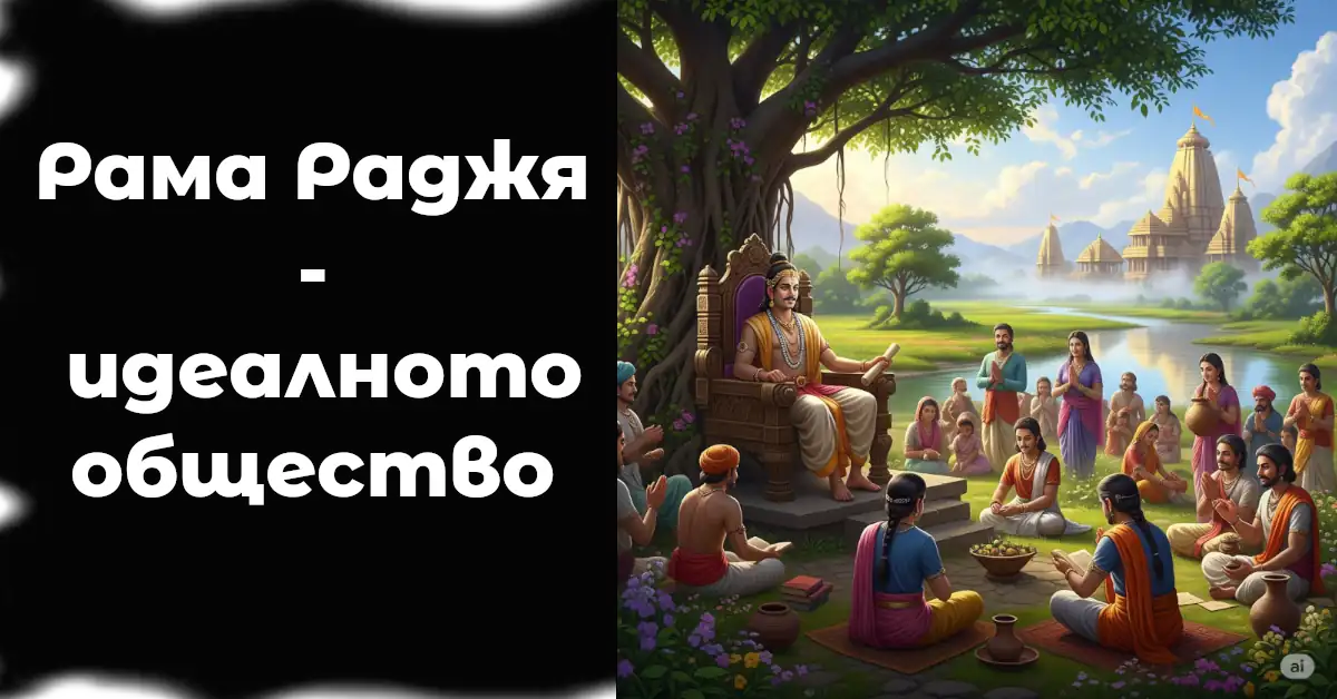 Символично представяне на идеалното общество - Рама Раджя